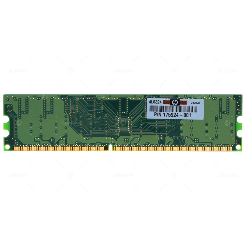 175924-001 HP MEMORY 256MB PC2100U CL2 266MZ 185PIN DDR M368L3223CTL-CB0, M368L3223DTL-CB0